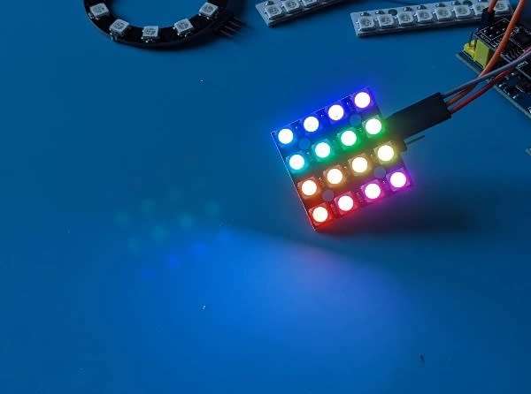 WS2812B 16 Led 30 x 30mm 5V 5050 RGB Addressable **LOCAL STOCK**