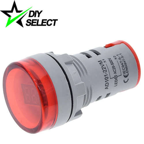 Voltmeter Voltage Meter Digital Display 60-500V AC Red **LOCAL STOCK**