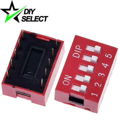 Switch DIP Slide PCB 5Way **LOCAL STOCK**