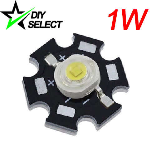 1W Led Cool White 8000K - 10000K on Aluminium Base **LOCAL STOCK**