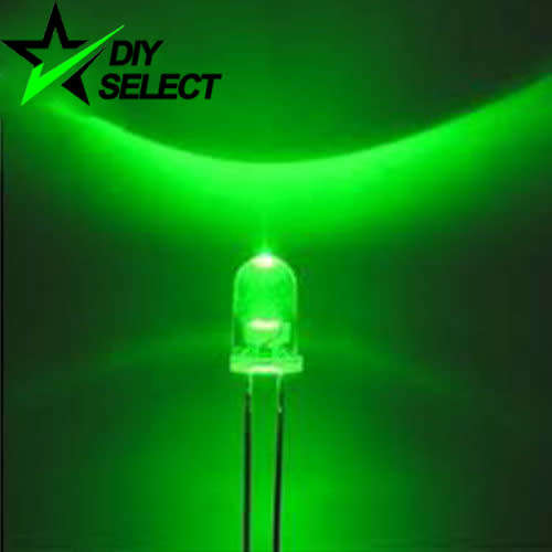 5mm Led Green Flashing Alarm light (Flashes on-off by itself) **LOCAL STOCK**