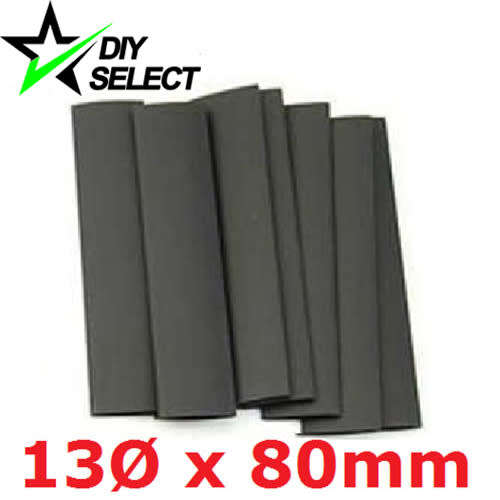 Heat Shrink 13mm Diameter 80mm Long Black **LOCAL STOCK**