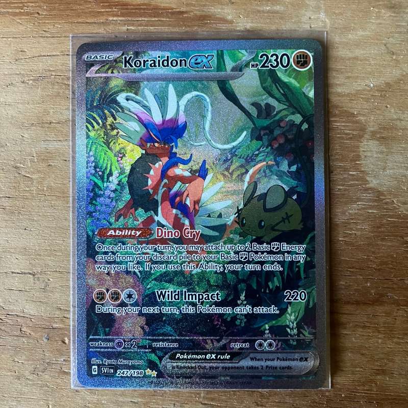 Pokemon Trading Card Game - Koraidon ex - 247/198 - Special Illustration Rare - Scarlet & Violet