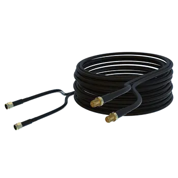 Poynting 10m Twin HDF-195 Low Loss Cable, SMA (m) to SMA (f)