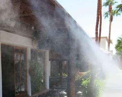 PATIO MIST SYSTEM - COOL OFF ON HOT DAYS - AIRCONDITIONS/HUMIDIFIES