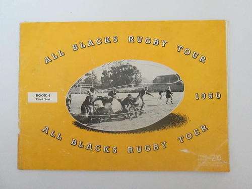 Programme. With  Kiwi signatures S. A./All Blacks. Test 3 1960, Port Elizabeth