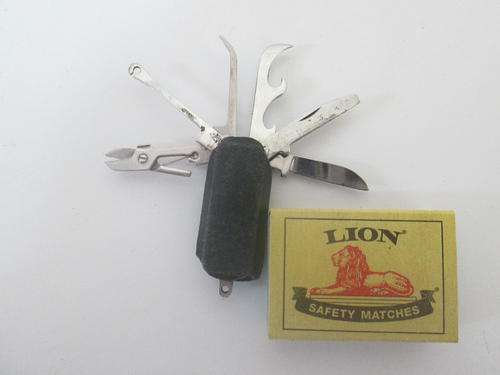 KNIFE. POCKET AND MULTITOOL. "ROSTFREI" AND "STAINLESS" ON BLADES