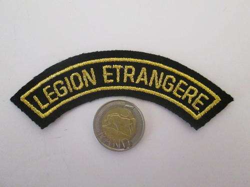 SHOULDER FLASHES. FRENCH FOREIGN LEGION. (NOT IMITATION)