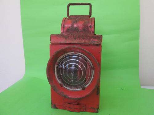 SOUTH AFRICAN RAILWAYS. RED LAMP USED TO INDICATE REAR END OF TRAIN.