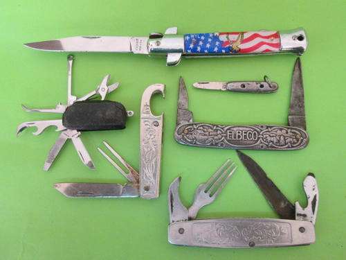KNIVES. COLLECTION OF OLD KNIVES.