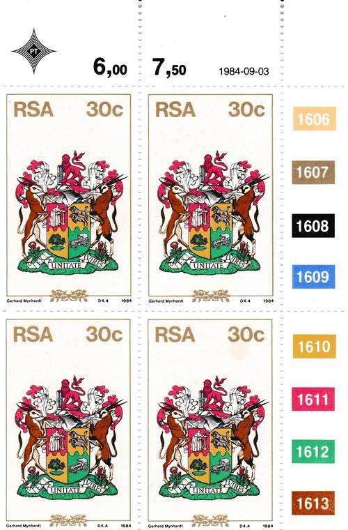 STAMPS. MINT. COAT OF ARMS.