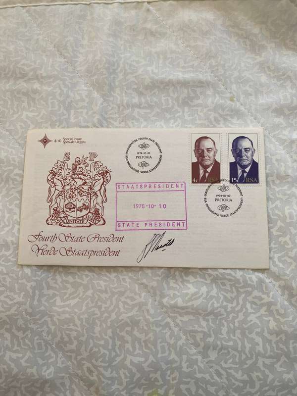 First day cover Fourth State Present