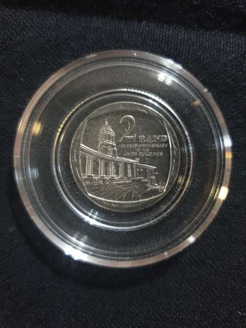 2013 100th Anniversary of the Union Buildings R2 Coin Untouched in Capsules