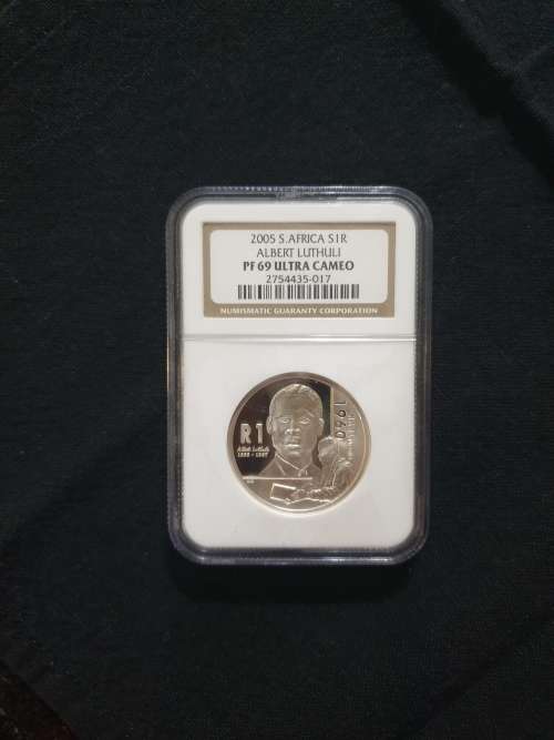 2005 Silver Proof 69 R1 - Albert Luthuli