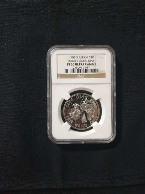 1988 Silver Proof 66 R1 - Bartolomeu Dias !!!!rare!!!!