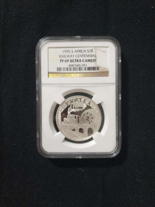 1995 Silver Proof 69 R1 - Railway Sentennial