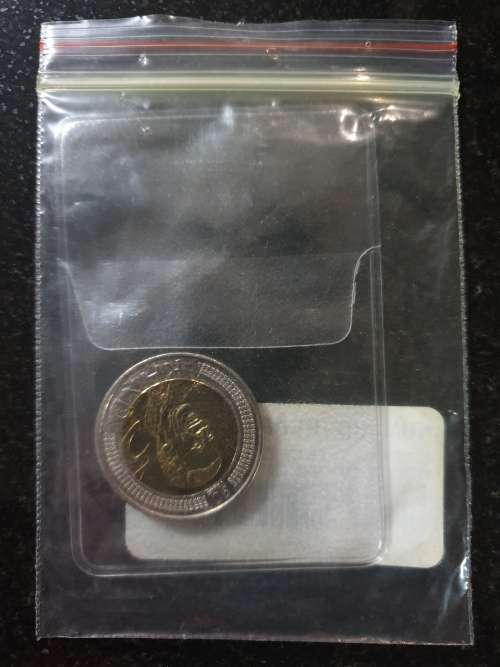 2008 MANDELA BIRTHDAY COIN FROM SA MINT UNGRADED UNCIRCULATED