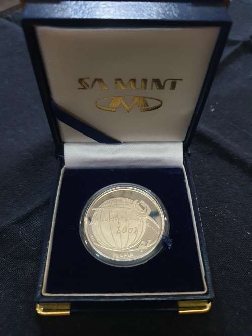 2002 Silver R1 Proof - Johannesburg world summit