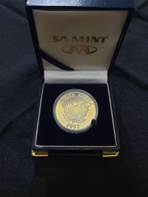 2002 Silver R1 Proof - Johannesburg world summit