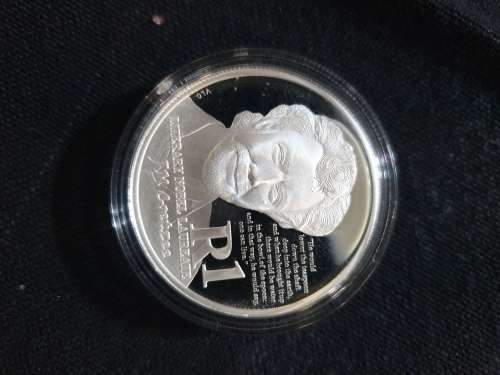 2011 Silver Proof R1 - JM Coetzee