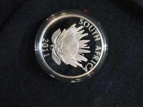 2011 Silver Proof R1 - JM Coetzee