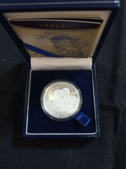 2012 Silver Proof R1 - Walter & Albertina Sisulu