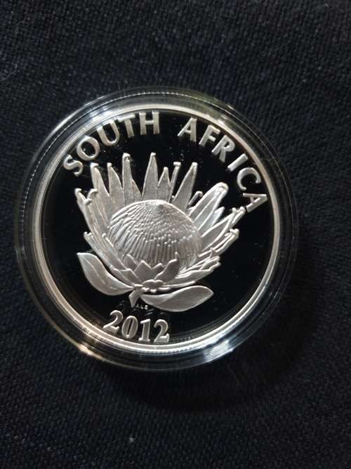 2012 Silver Proof R1 - Walter & Albertina Sisulu