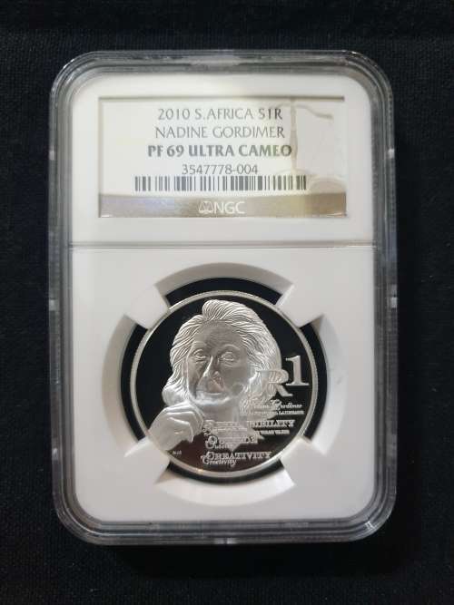 2010 Silver Proof 69 R1 - Nadine Gordimer