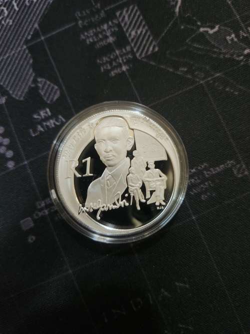 2008 Silver Proof R1 - Mahatma Gandhi