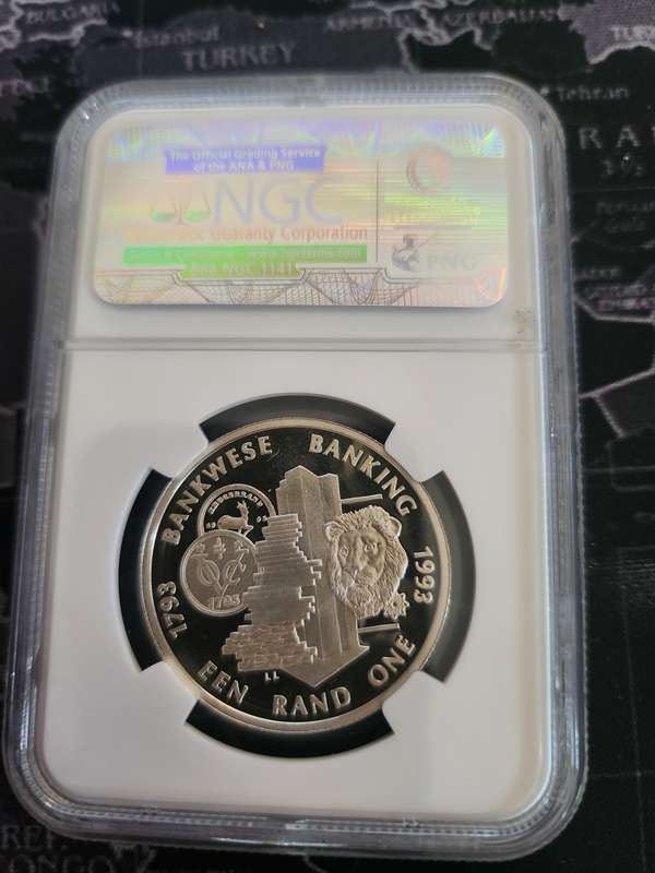 1993 Silver Proof 67 R1 - Banking Bicentennial
