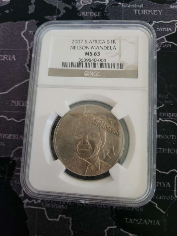 2007 Silver MS63R1 - Mandela De Klerk Combo (2Coins)