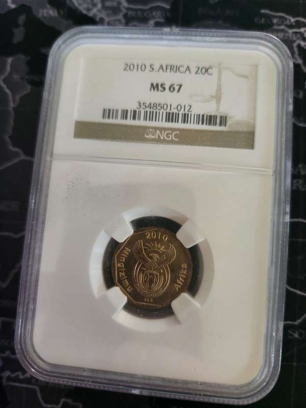 2010 20c Graded MS67