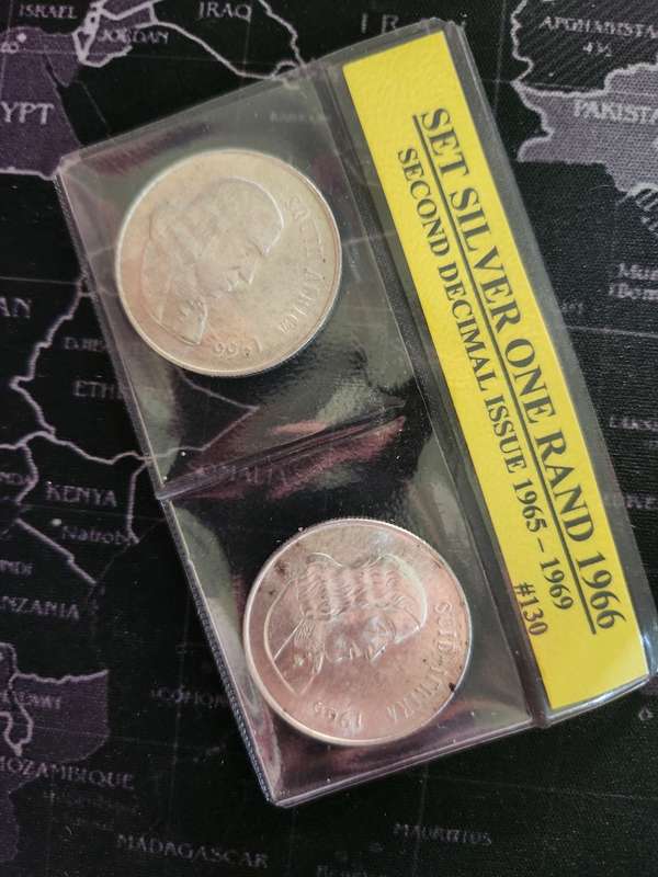 1966 Silver R1 - JAN VAN RIEBEECK AFR-ENG COMBO