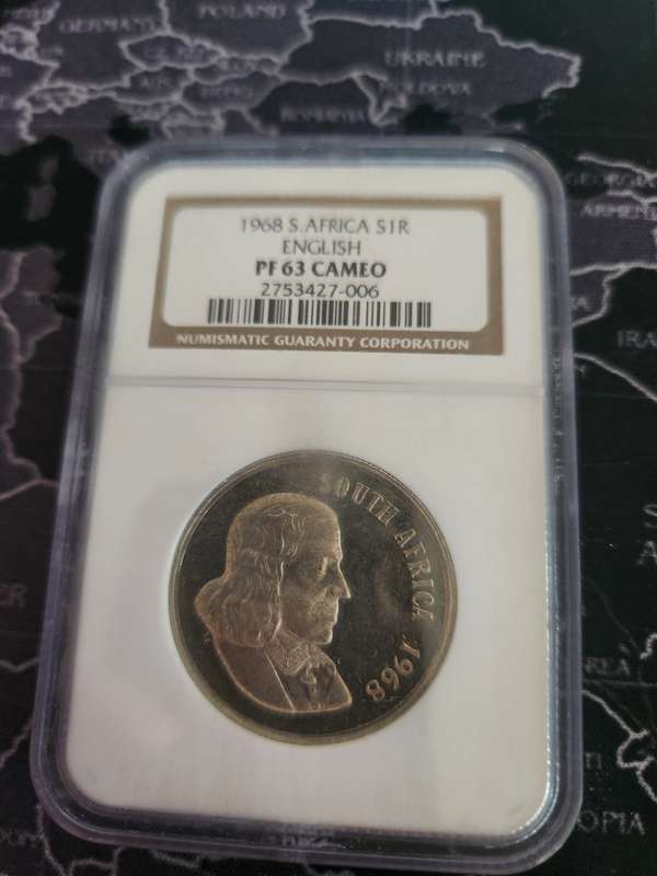 1968 - ENGLISH Silver PF63 GRADED  R1 - !!!!!!RARE!!!!!