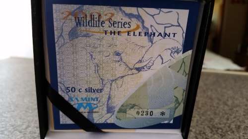 2002 Wildlife Series - The Elephant - 50 c - Nu 230