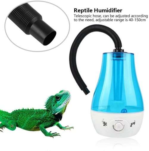 Reptile Humidifier, 3L Large Capacity Reptile Fogger with Extension Tube, UK Plug
