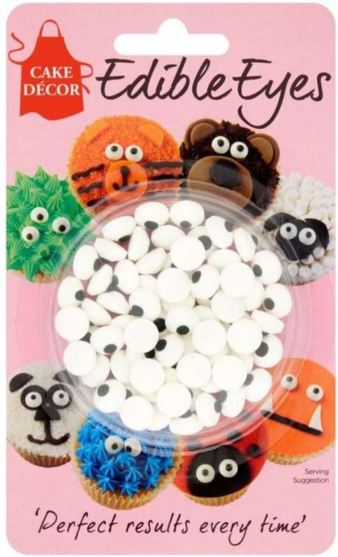 Cake Décor Edible Eyes Sugar Shaped Decorations, 25g