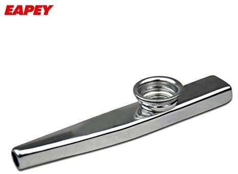 Silver Metal Kazoo For Guitar Accompaniment Instruments