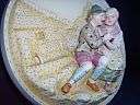 BISQUE 3D Hanging German Wall Plate