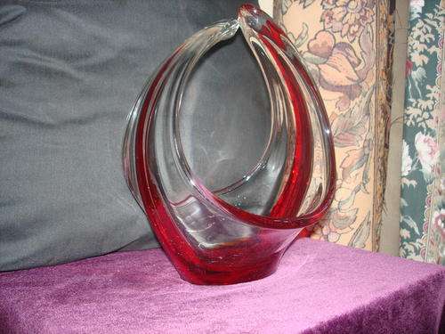 Murano C1950 studio Art Basket