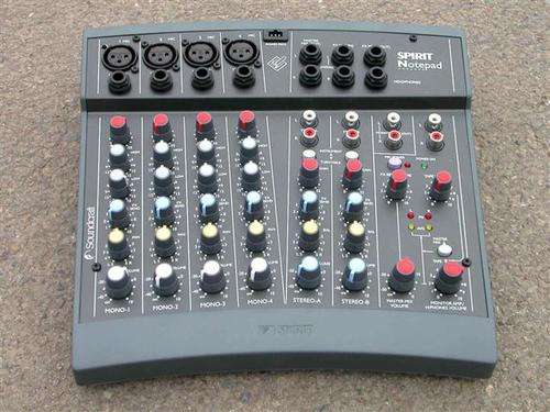 Soundcraft Spirit Folio Notepad Mixer