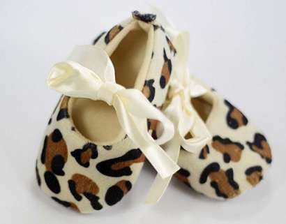Baby Shoes Leopard Print Medium