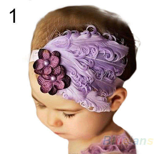 Headband Feather (Purple)