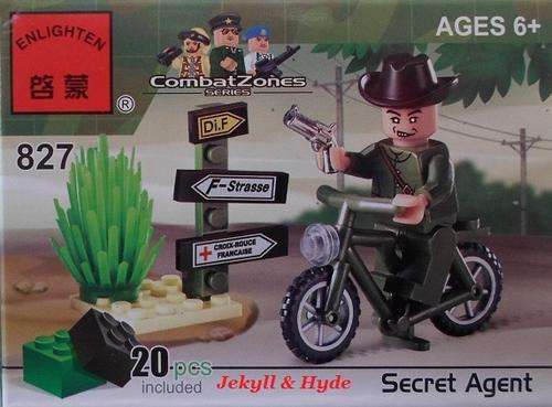 Lego Combat Zones Series Secret Agent 20 pcs (827) Compatible with Lego