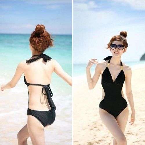 Swimwear ~ Black Monokoni [X-Large]