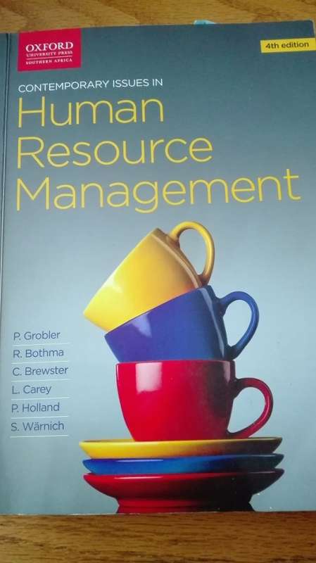 Book ~ Contemporary Issues in Human Resource Management 4th edition [Unisa]