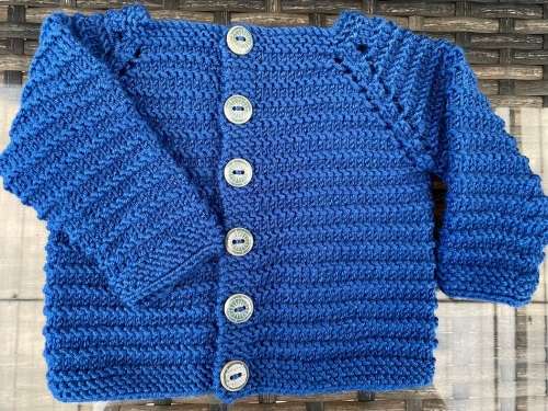 Lovely Baby Jersey (Blue for a Boy)