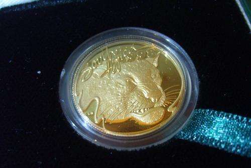 1998 LEOPARD GOLD NATURA COIN PROOF