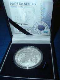 2008 Silver Proof R1 Gandhi