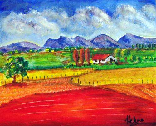 Near Caledon - 200x250mm by HELENA KRUGER